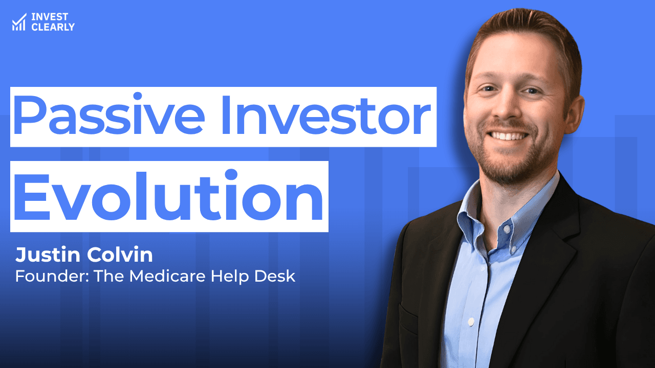 image with justin colvin that says passive investor evolution 